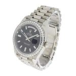 Rolex DayDate Black Diamond Replica - Image 2