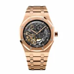 Audemars Piguet 15407ST.OO.1220ST.01 Skeleton Rose Replica