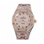 Audemars Piguet AP160SF296 Royal Oak Iced Out Rose Gold Replica - Image 2