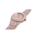 Audemars Piguet AP160SF296 Royal Oak Iced Out Rose Gold Replica - Image 3