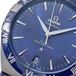 Omega Constellation Blue Dial Replica - Image 2