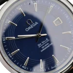 Omega De Ville Dark Blue Dial Replica - Image 5