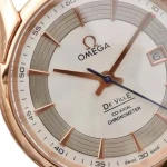 Omega De Ville Rose Gold Case Replica - Image 3