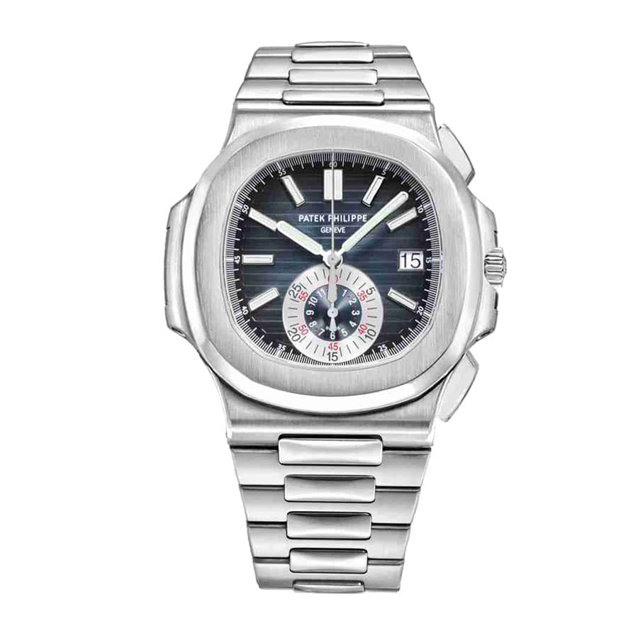 patek-philippe-nautilus-stahl-automatik-chronograph-armband-stahl-40mm-5980-1a-001-replica-1 Patek Nautilus Blue Silver Replica - Image 1