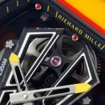 Richard Mille RM27-03 Tourbillion Yellow Ruber Strap Replica - Image 2