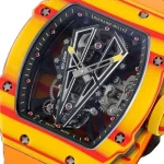 Richard Mille RM27-03 Tourbillion Yellow Ruber Strap Replica - Image 4