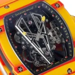 Richard Mille RM27-03 Tourbillion Yellow Ruber Strap Replica - Image 5