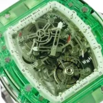 Richard Mille RM56-01 Tourbillion Green Transparent Case Replica - Image 4