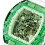 Richard Mille RM56-01 Tourbillion Green Transparent Case Replica - Image 5
