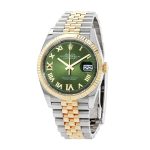 Rolex Datejust 126283RBR Green Roman Dial Replica - Image 3