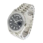 Rolex DayDate Black Diamond Replica - Image 2