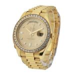 Rolex Day-Date 228348 Diamonds Gold Dial Replica - Image 2