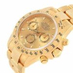 Rolex Daytona Cosmograph Yellow Gold Dial 116528 Oyster Replica - Image 3